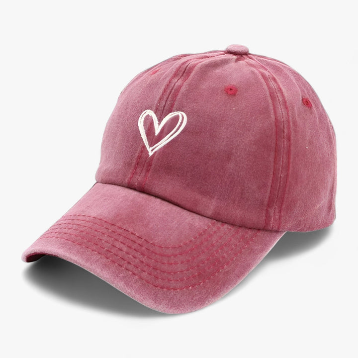 Damen Retro bestickte Baseballkappe mit verstellbarem Riemen