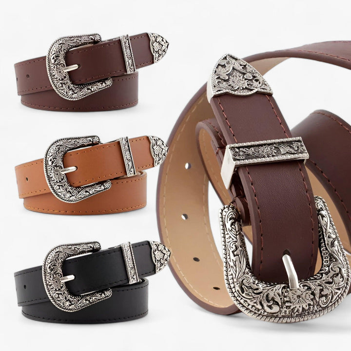 Damen Boho Western Gürtel im Vintage-Stil