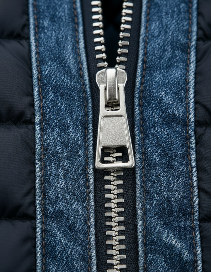 Fletcher | Gestepptes Hybrid-Denim-Jackett