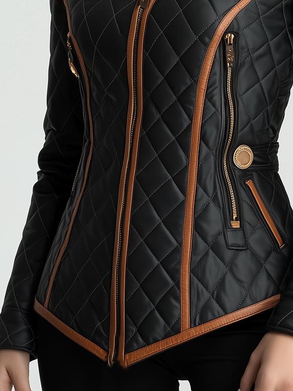 Lily™ - Diamantgesteppte, wattierte Jacke
