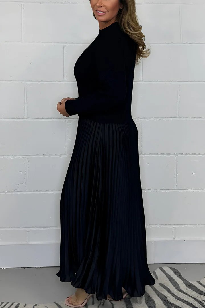 Dorotea - Langer Pullover Mit Faltenrock