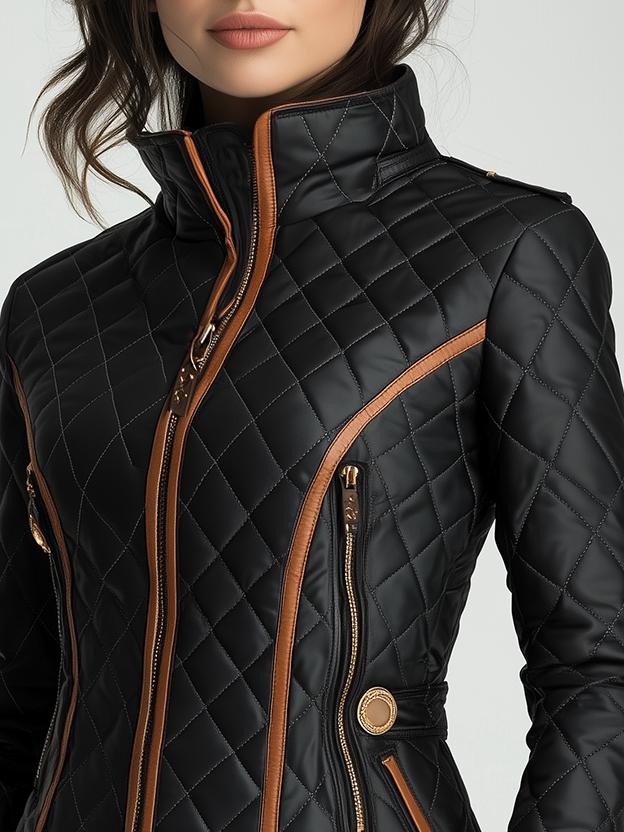 Lily™ - Diamantgesteppte, wattierte Jacke