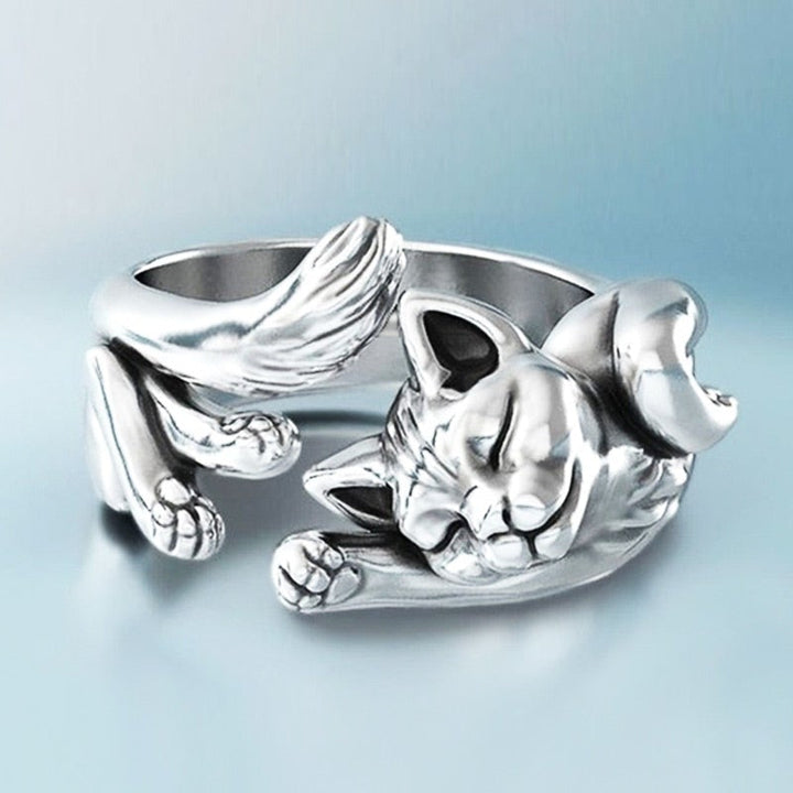 Verstellbares katzeninspiriertes Ring-Accessoire