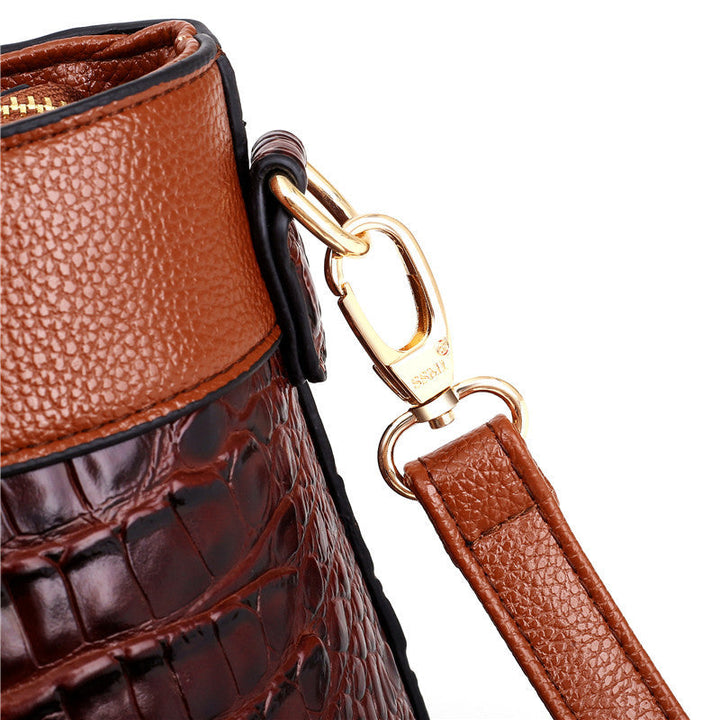 Alfrida | Elegante Handtasche mit anspruchsvoller Krokodil-Prägung