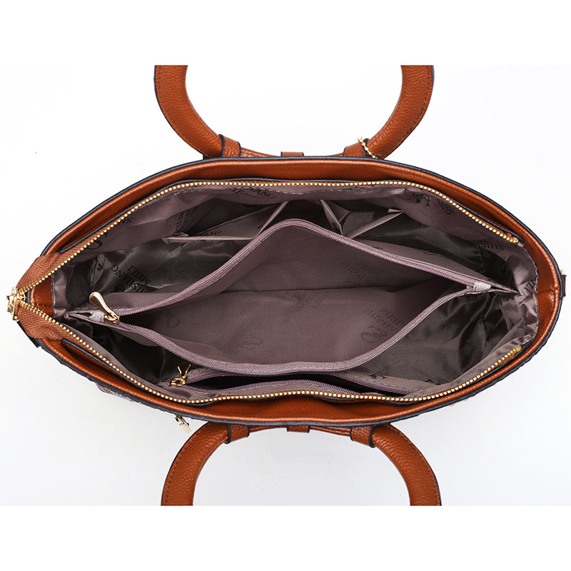 Alfrida | Elegante Handtasche mit anspruchsvoller Krokodil-Prägung