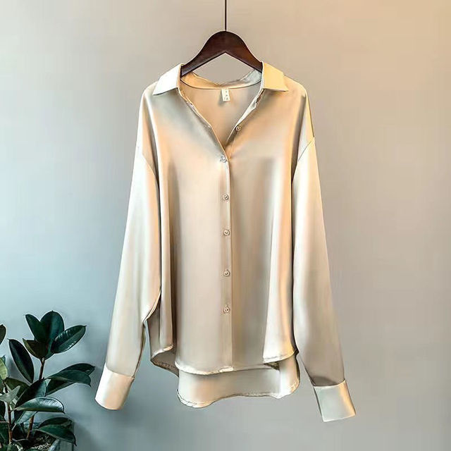 Ben - Satin Hemd Für Frauen