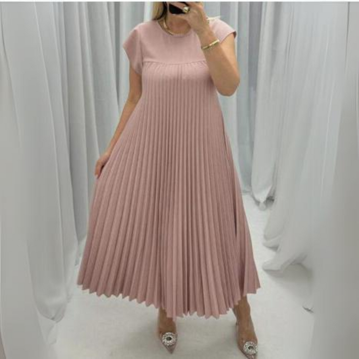 Alexa - Leichtes und Frisches Faltenkleid