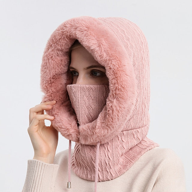 Multifunktionaler Hoodie mit Kordelzug