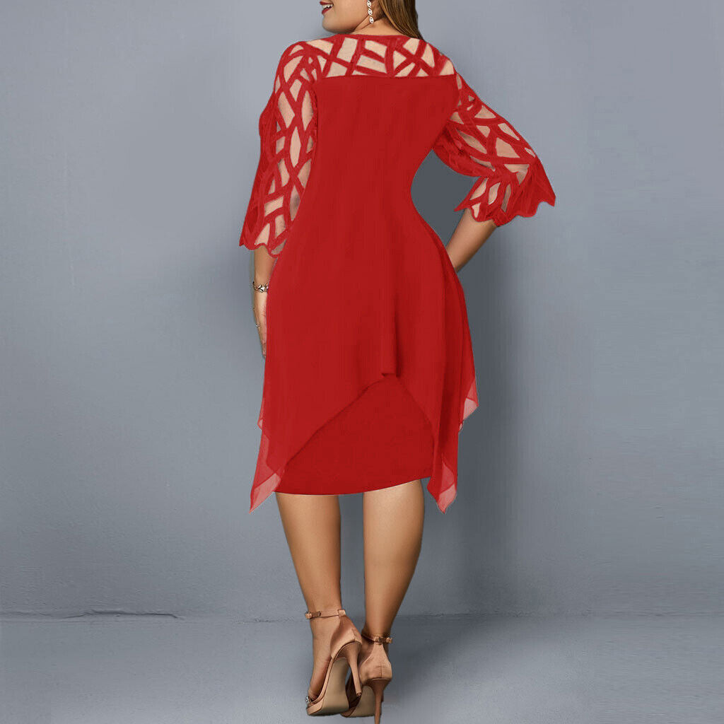 Kirsty™ - Schickes Plus-Size-Midi-Kleid für moderne Frauen