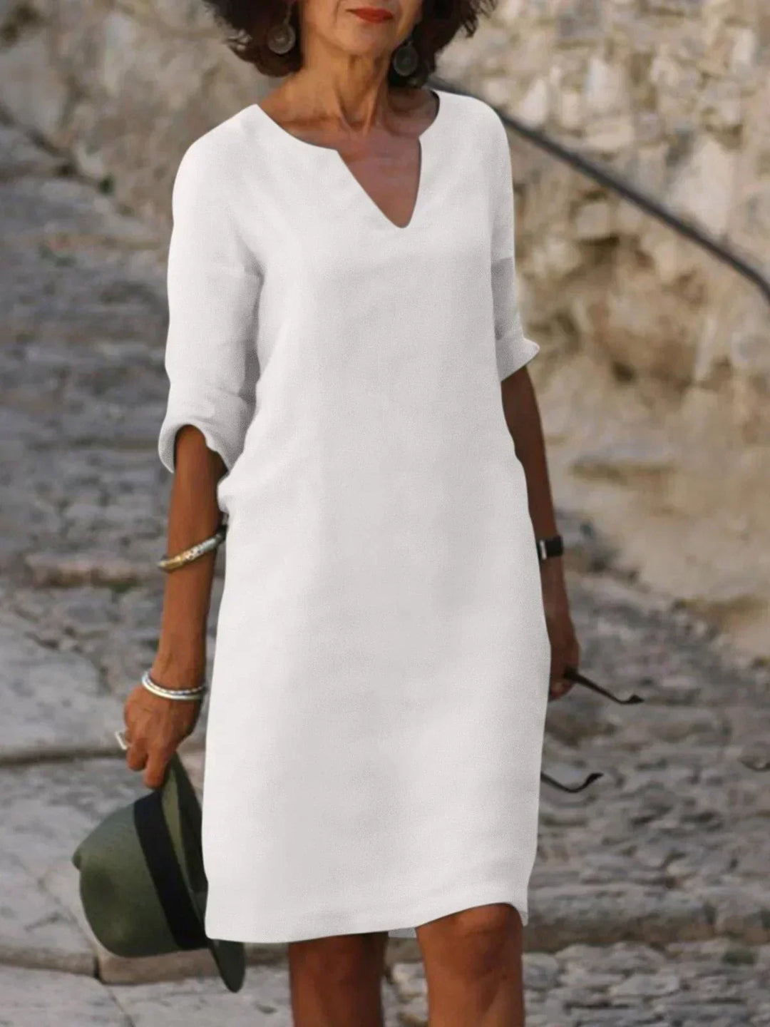 Josette™ - Elegantes Kleid mit V-Ausschnitt