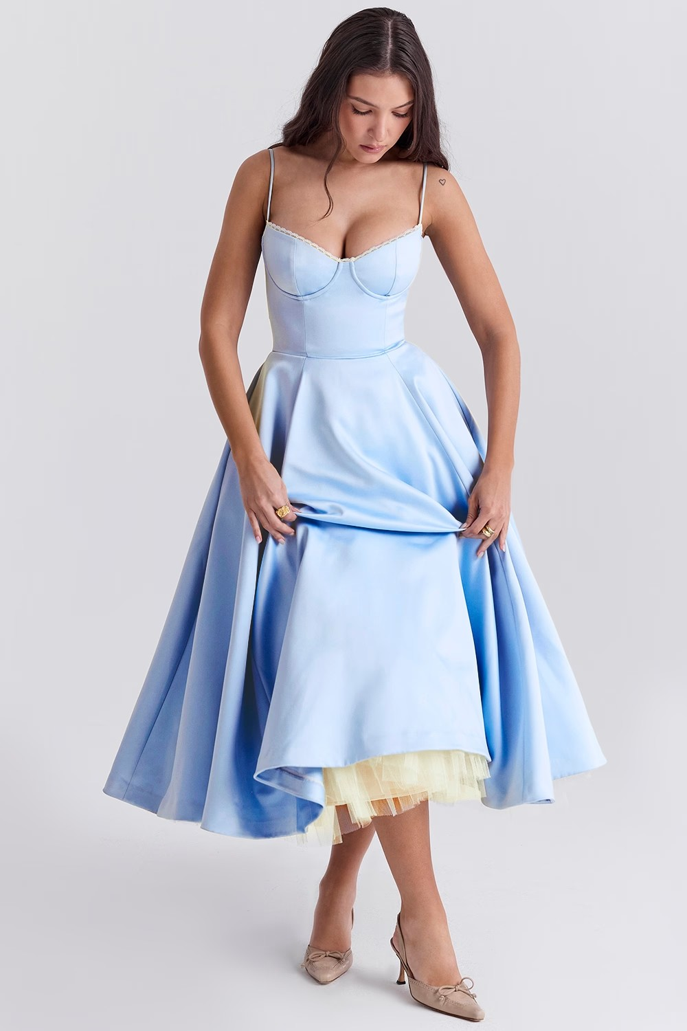 Evelina – mittellanges Kleid