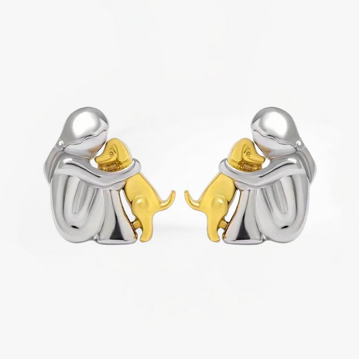 Lisa™ - Hunde-Ohrringe mit Symbol