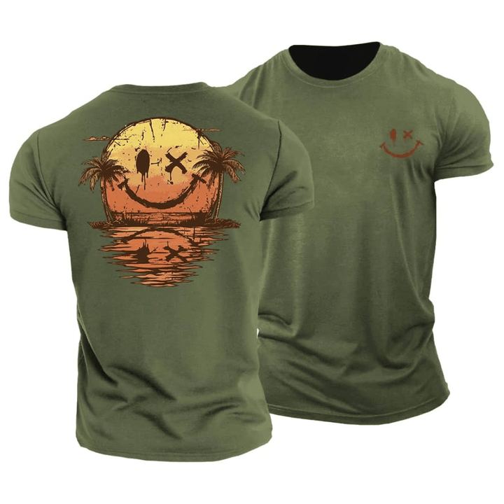 Eli™ - Sommer Smiley Meer T-Shirt