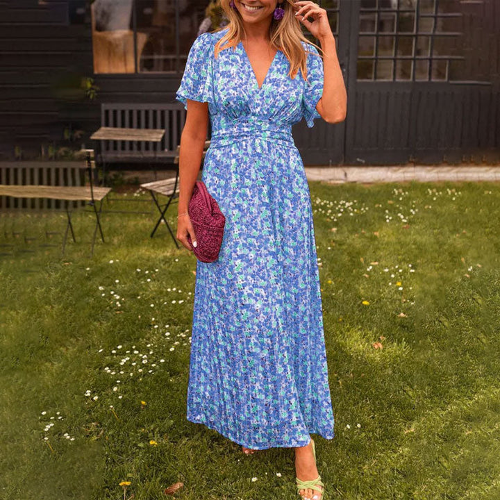 Romy | Sommerkleid mit V-Ausschnitt