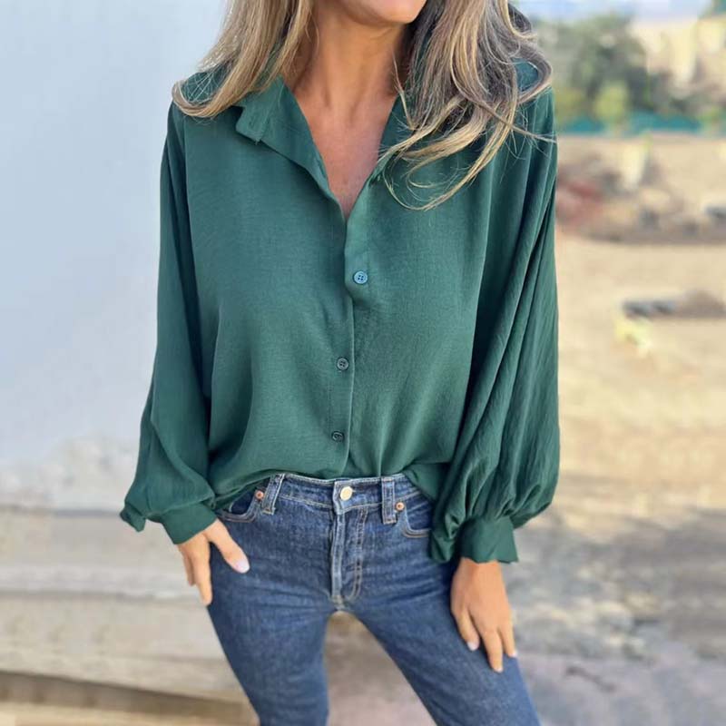 Elysa™ - Elegante Bluse mit Knopfleiste