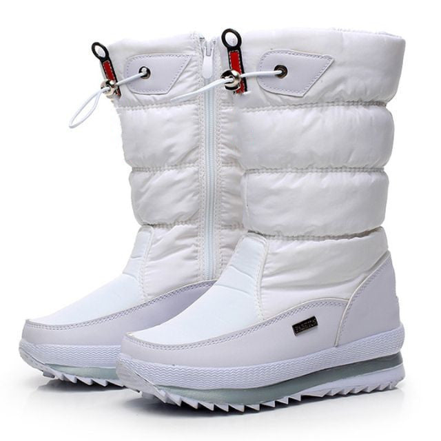 Lara - Rutschfeste Und Wasserdichte Schneestiefel Aus Kunstfell