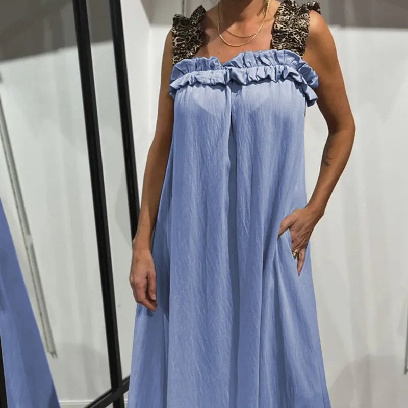 Tabea | Lässiges ärmelloses Kleid mit Taschen