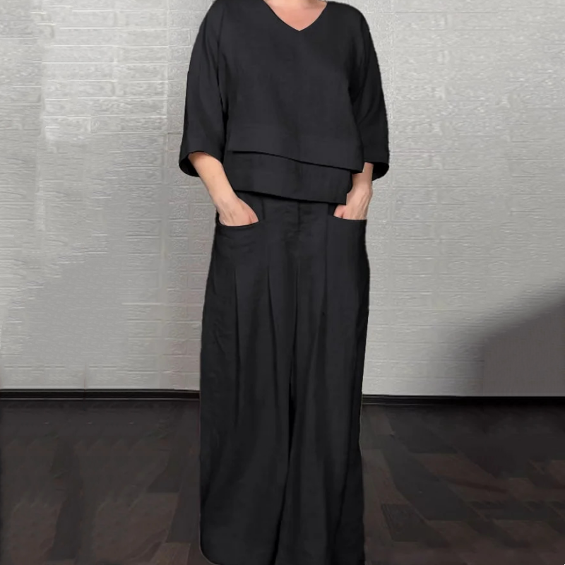 Noa | Elegantes Minimalistisches Zweiteiliges Ensemble