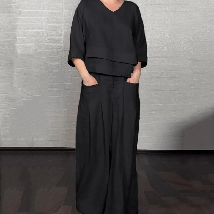 Noa | Elegantes Minimalistisches Zweiteiliges Ensemble