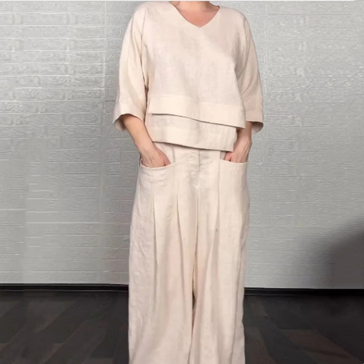 Noa | Elegantes Minimalistisches Zweiteiliges Ensemble
