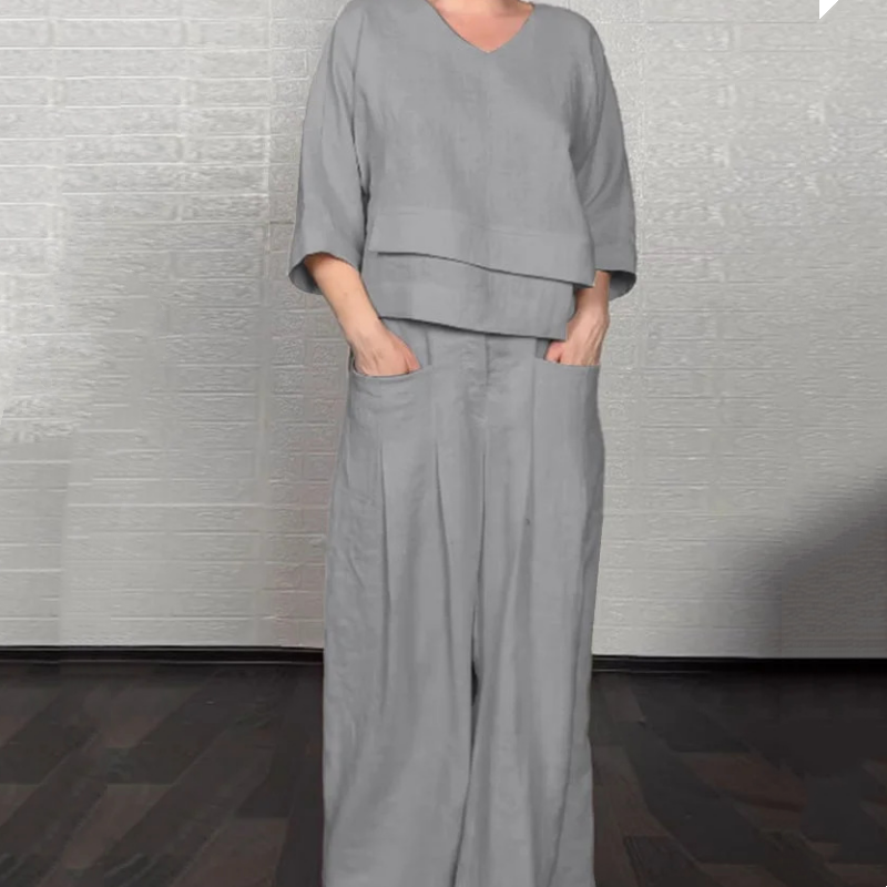 Noa | Elegantes Minimalistisches Zweiteiliges Ensemble