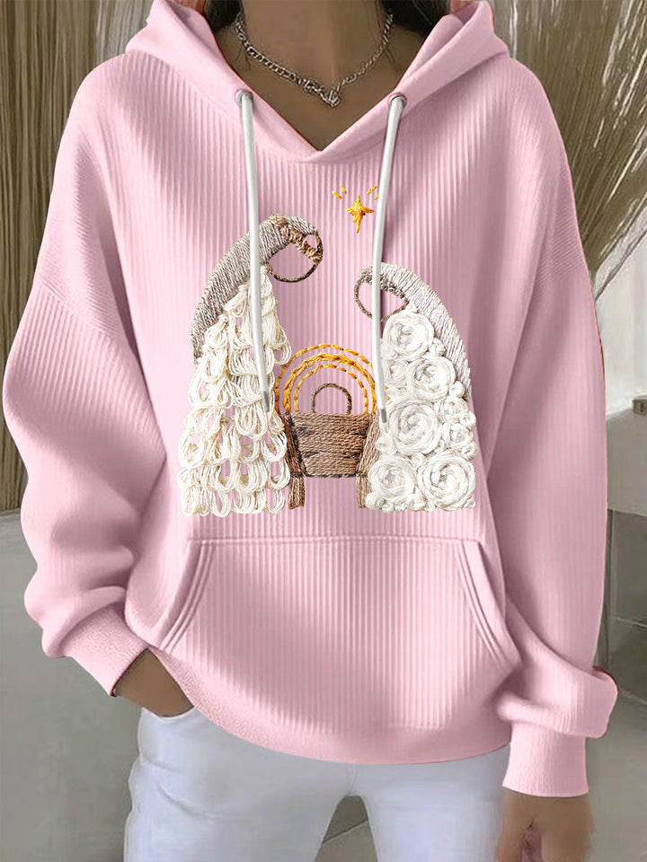 Damen Weihnachts Jesus Geburt Hoodies