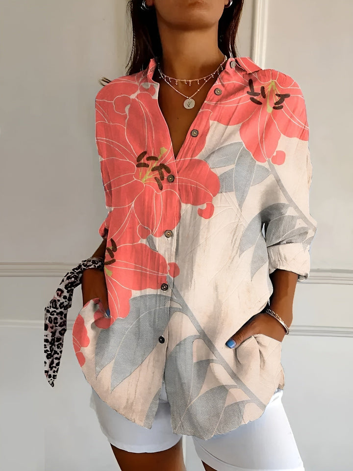 Avril™ | Schicke Bluse mit verspielten Drucken