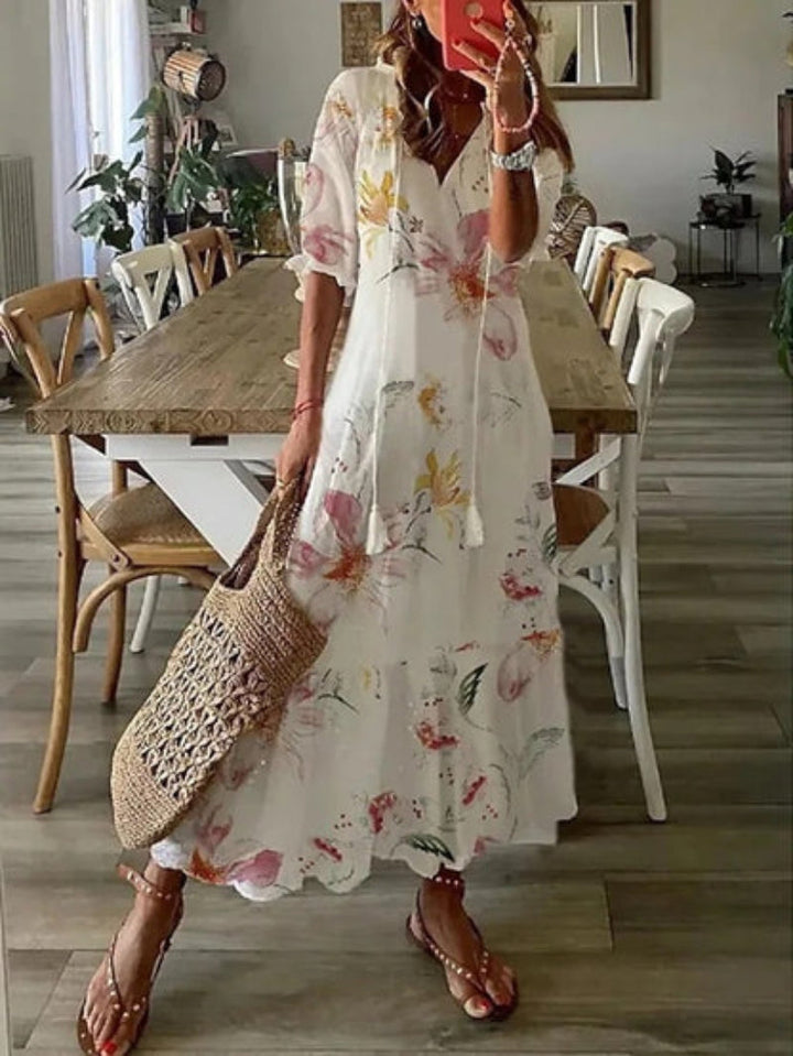 Sophia - Boho Vintage Sommerkleid