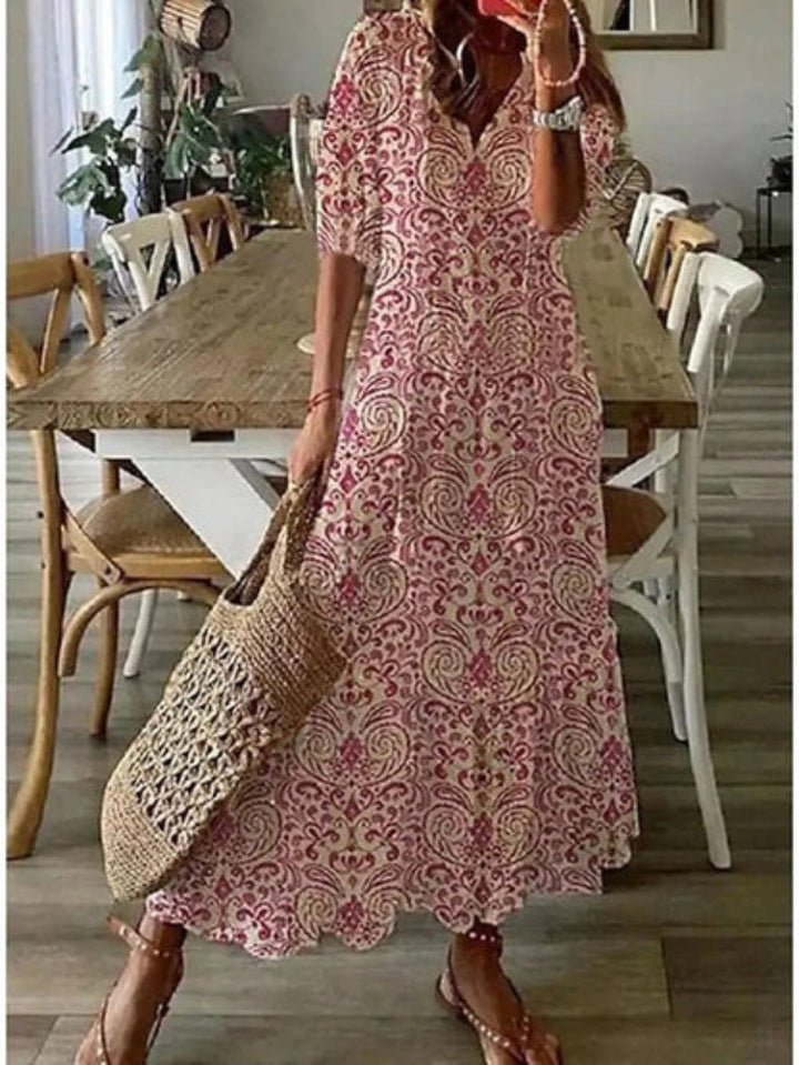 Sophia - Boho Vintage Sommerkleid