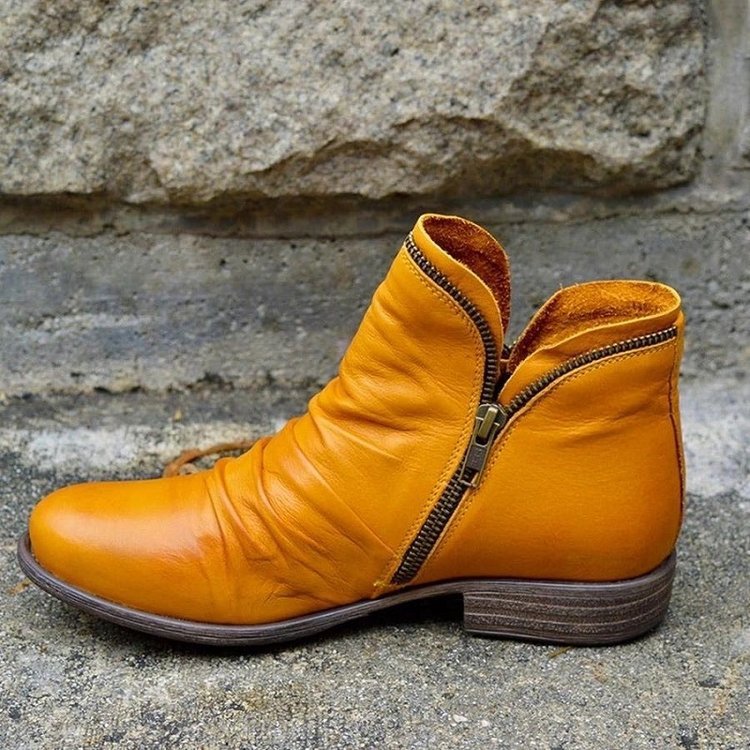 Victoria™ – Lederstiefel mit praktischem Reißverschluss