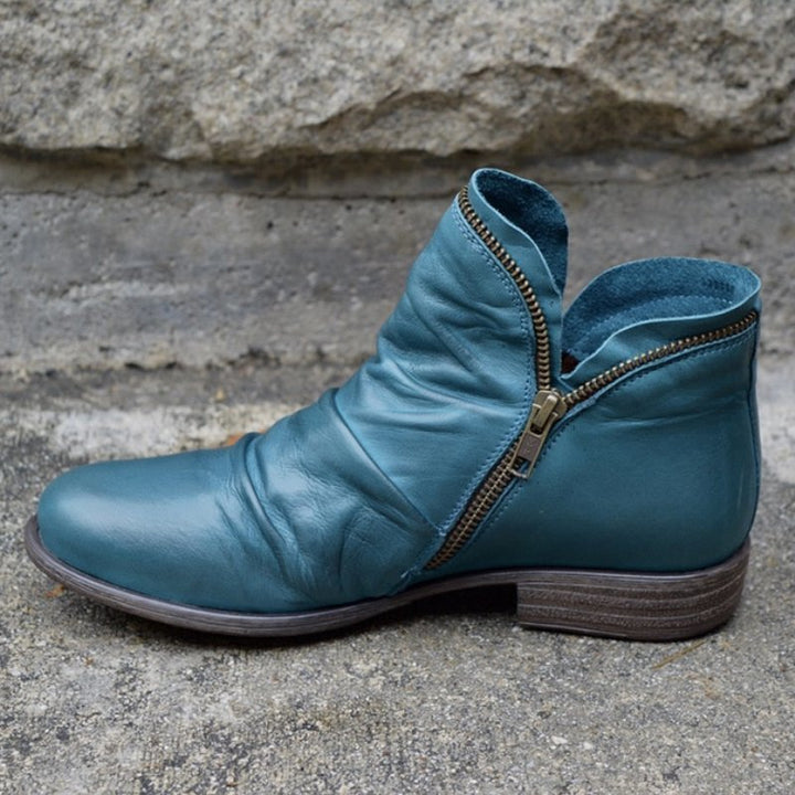 Victoria™ – Lederstiefel mit praktischem Reißverschluss