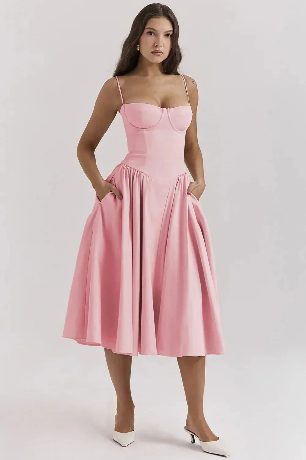 Phoebe - Vintage Cross-Border Modisches Tank Langkleid