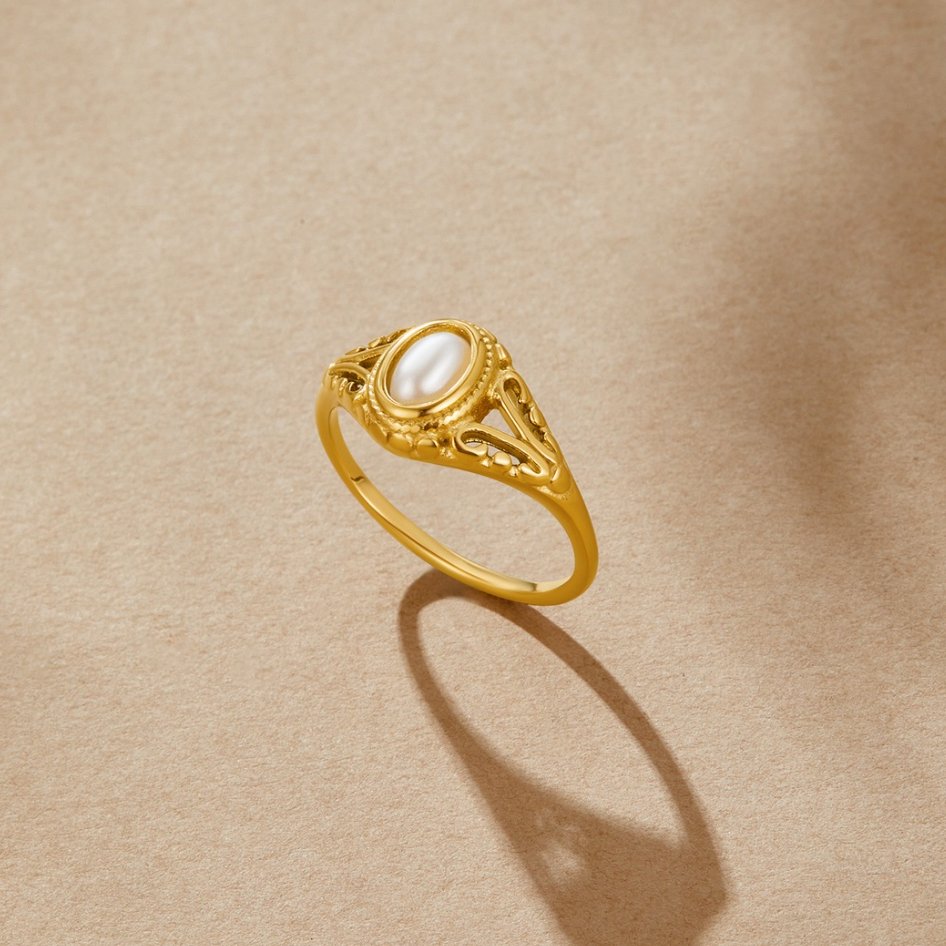 Aitana - Vintage Perlenring