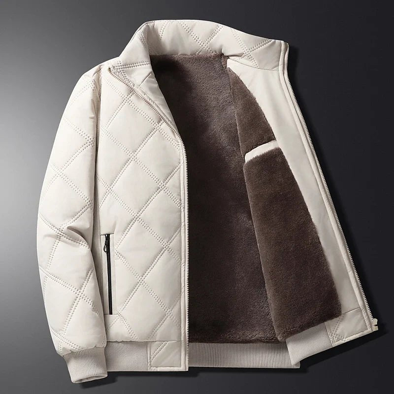 Giacca invernale da uomo a maniche lunghe con tasche