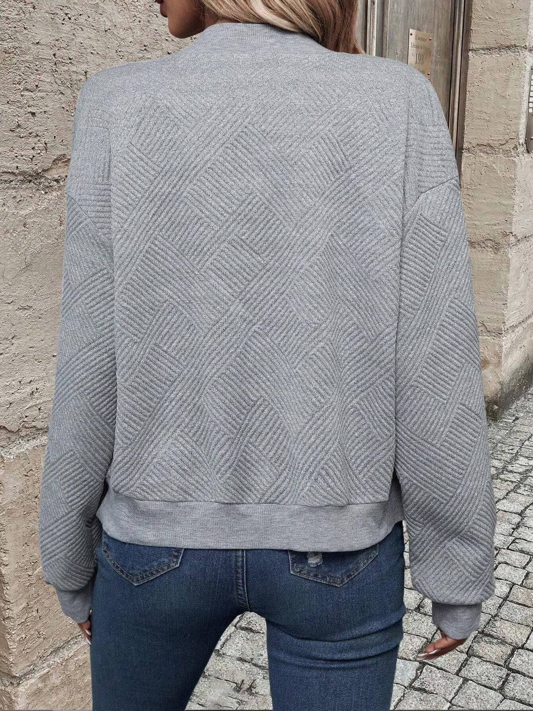Damen Langarm Bomberjacke