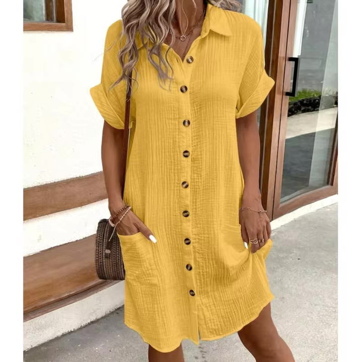 Fenna | Mühelose Knopfkleid